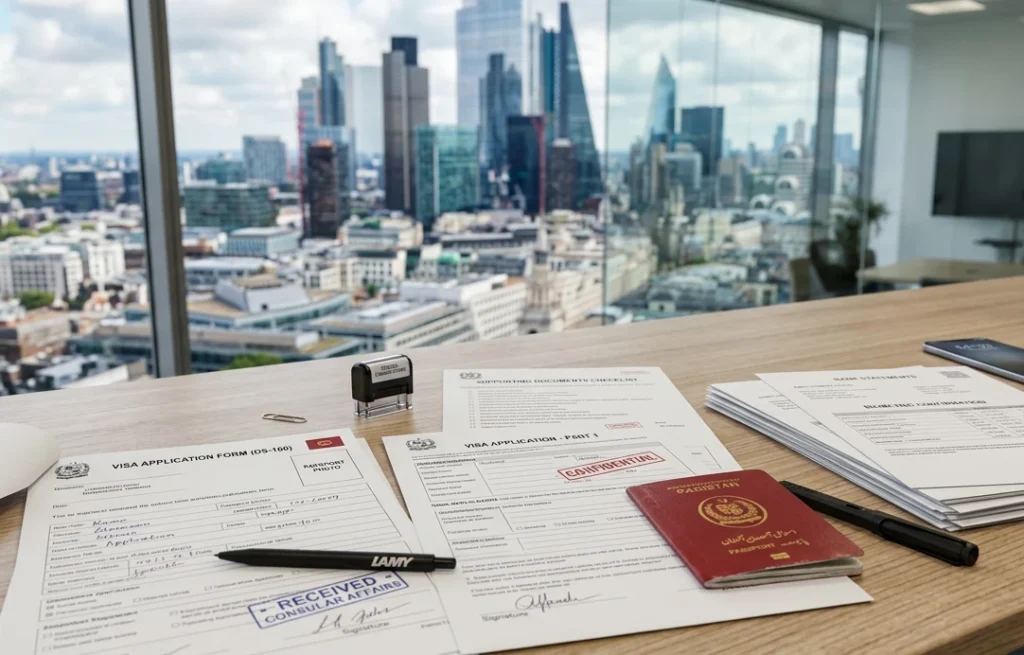 lista de docs pra visto americano