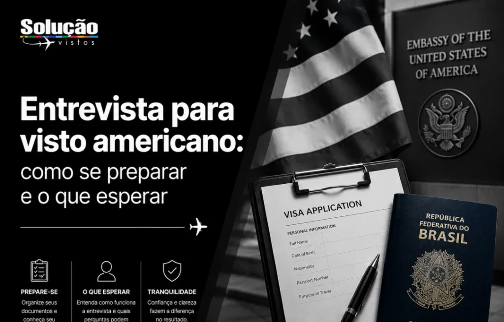 Entrevista para visto americano: como se preparar e o que esperar